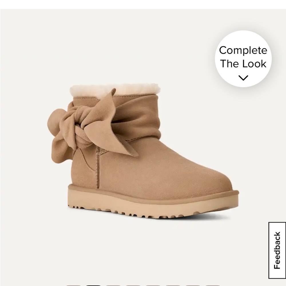 UGG Women's Classic Mini Bow Boot Size 8